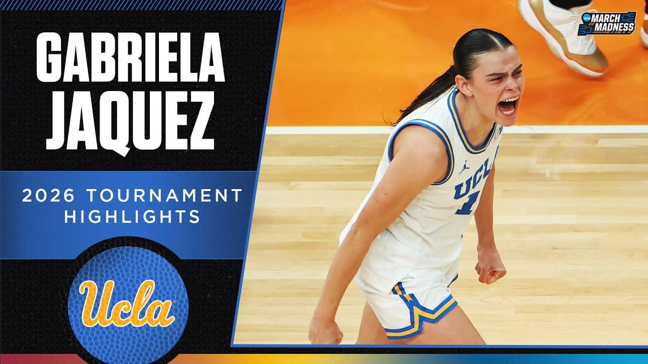 Gabriela Jaquez 2026 NCAA tournament highlights