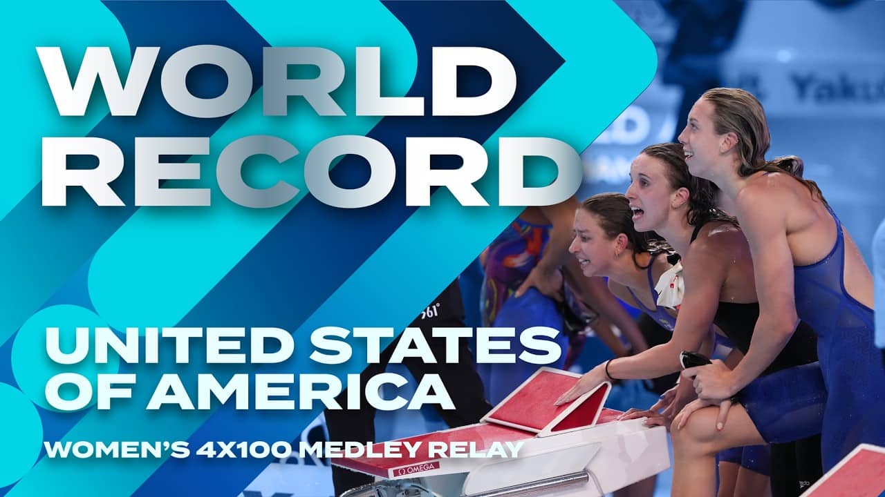 A World Record on the last day | World Aquatics Championships 2025 | Women's 4x100 Medley Relay