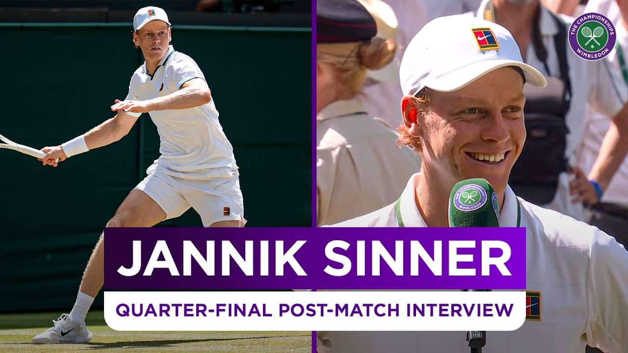 "Thanks for reminding!" | Jannik Sinner | Quarter-Finals Post-match Interview | Wimbledon 2026