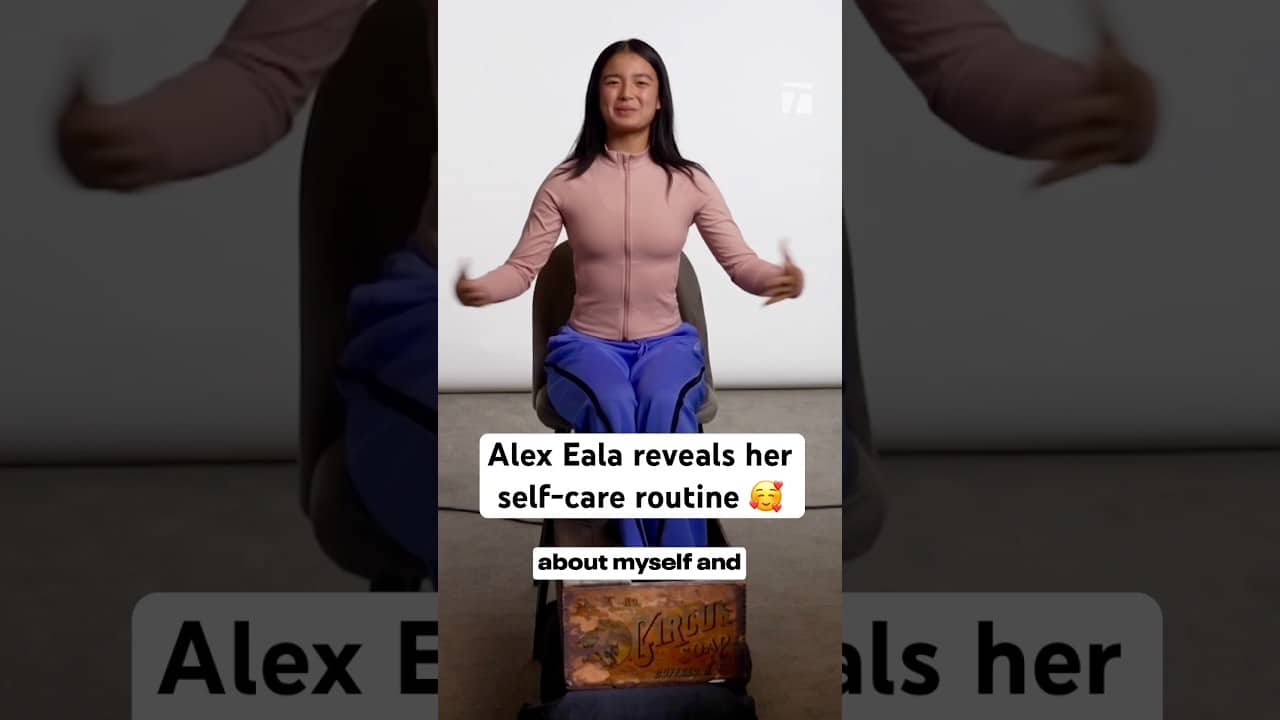 Alex Eala might have the best self-care routine on tour 💕 #tennis #alexeala #tennisplayer