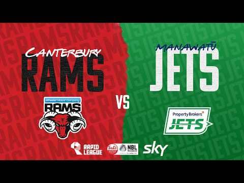 LIVE 🔴 Canterbury Rams v Manawatū Jets | @SalsNBL 2026