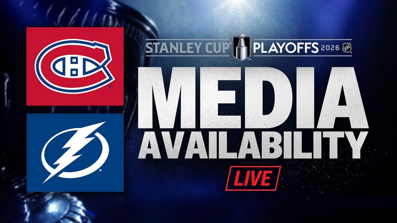 Montreal Canadiens @ Tampa Bay Lightning Game 4 Post-Game Media Availability