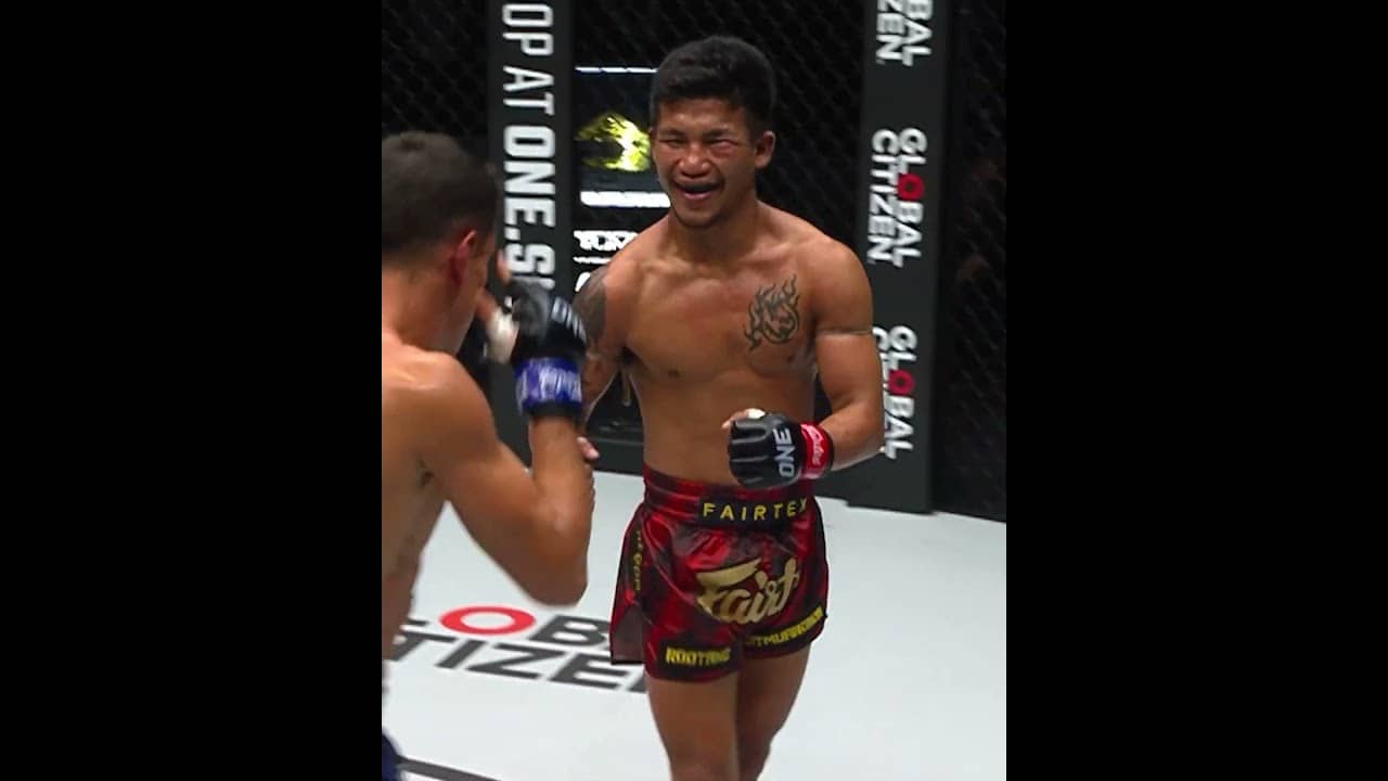 CRAZY Strikes 😤 Rodtang throws down with Takeru one last time at ONE SAMURAI 1!