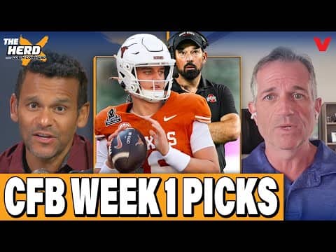 Week 1 College Football PREDICTIONS: Texas-Ohio State, LSU-Clemson, Notre Dame-Miami | THE HERD