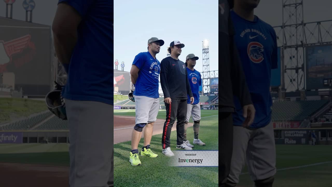 Reunited and it feels so good 🫶 Presented by @InvenergyEnergy  #mlb #baseball