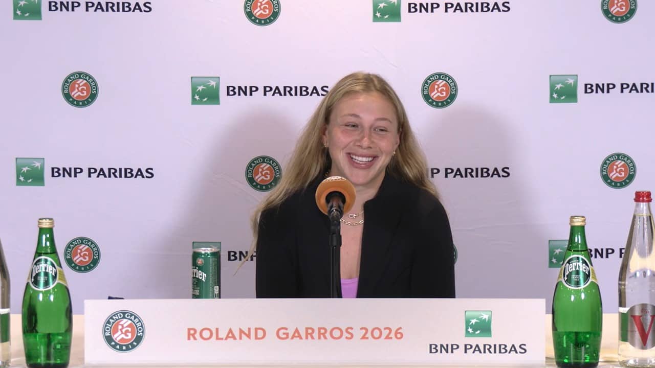 Roland-Garros 2026 - Amanda Anisimova: “I’m hoping to get pushed a bit more”
