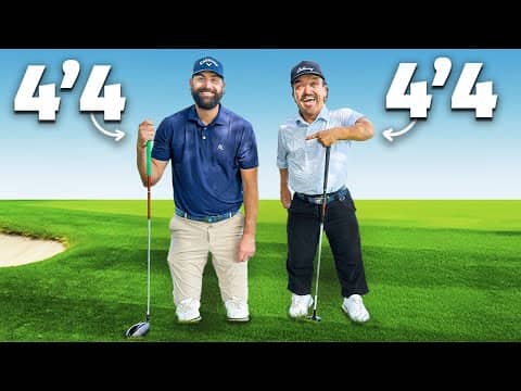 I Played Chaz on my KNEES! (Same Height & Tees)