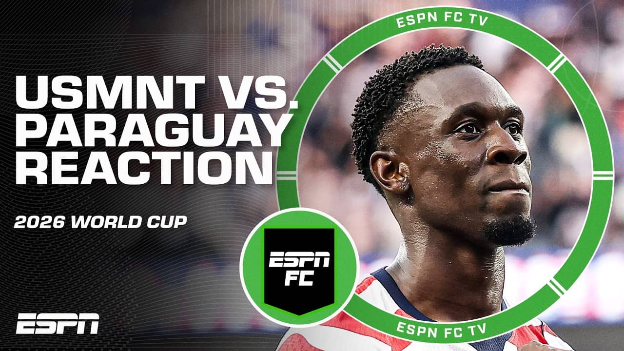 United States vs. Paraguay REACTION 🔥 How far can USMNT go in the World Cup? | ESPN FC