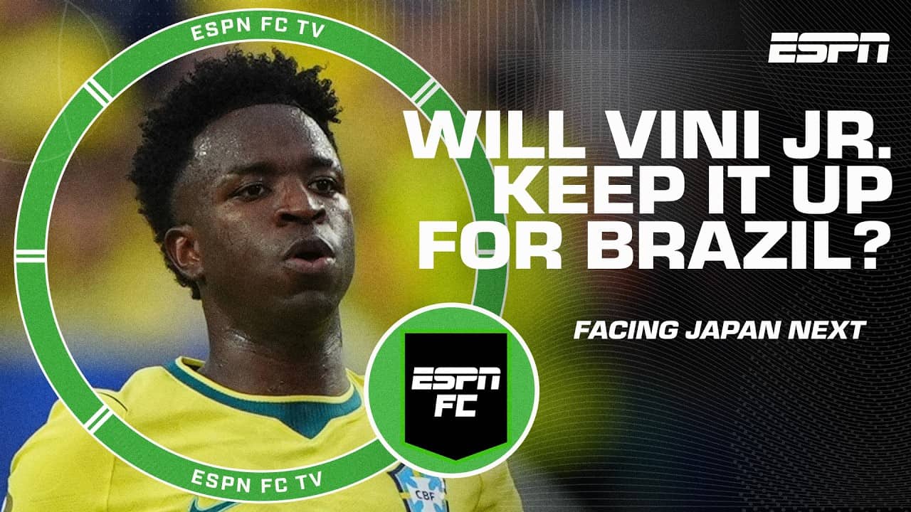 Vinicius Jr. has played VERY, VERY WELL 👏 Will he do it again in Brazil vs. Japan? | ESPN FC