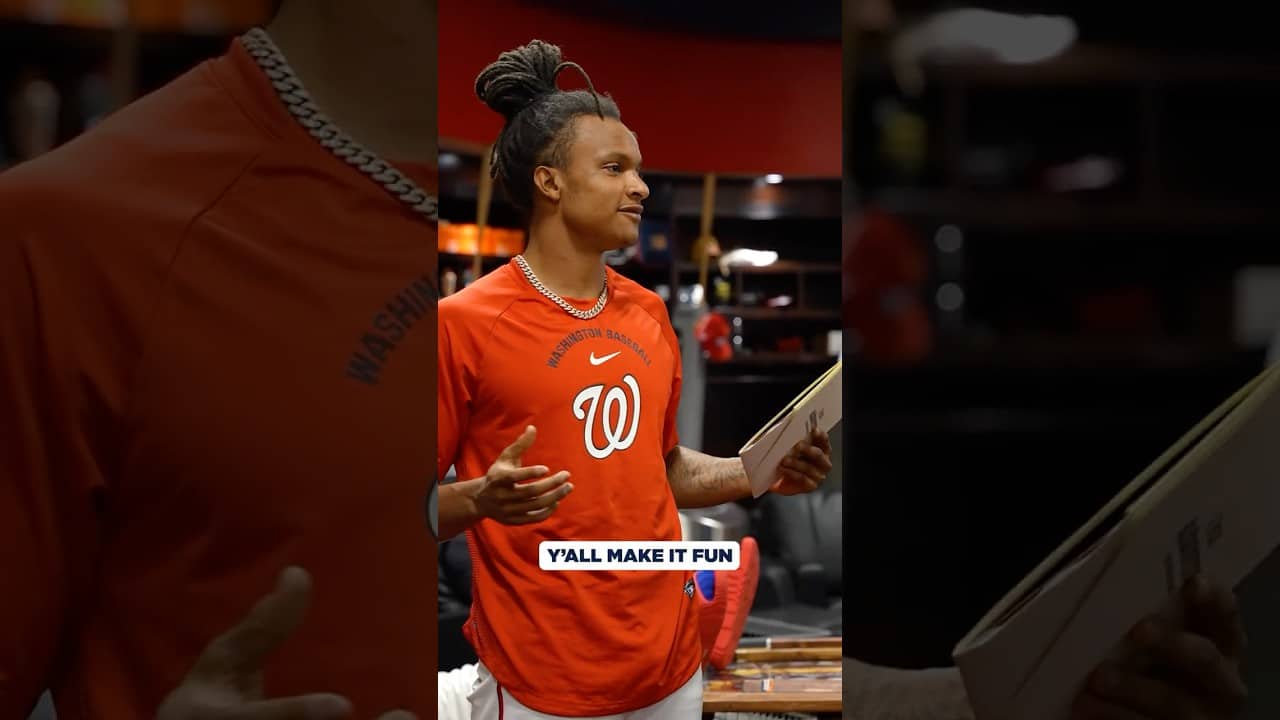 CJ Abrams + James Wood Clubhouse All-Star Reveal! 🫣