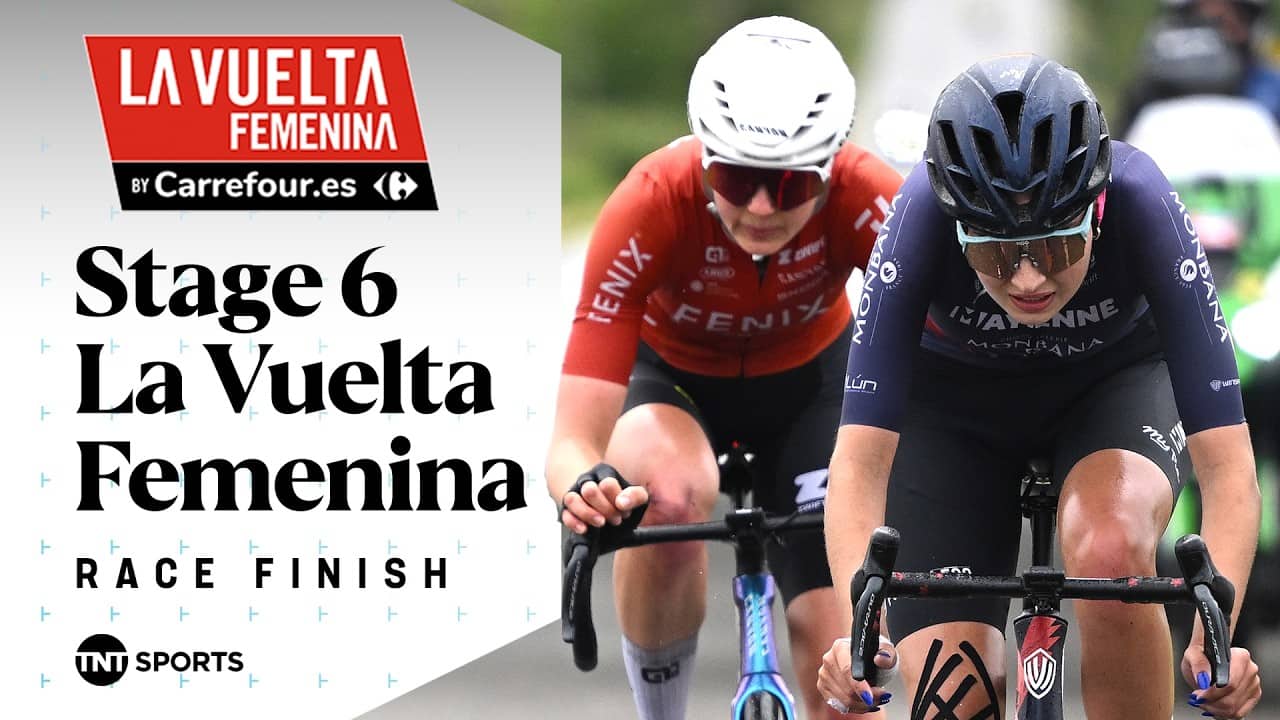 GRUELING UPHILL FINISH! 😩  | La Vuelta Femenina 2026 Stage 6 Final KM's | TNT Sports Cycling