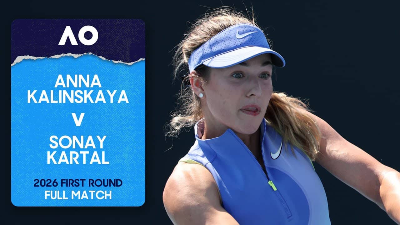 Anna Kalinskaya v Sonay Kartal Full Match | Australian Open 2026 First Round