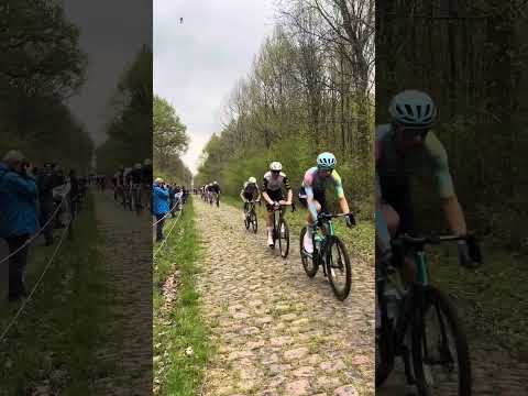 UNBELIEVABLE SPEED 😳💨 Look how fast Mathieu van der Poel and Tadej Pogacar are  🫣