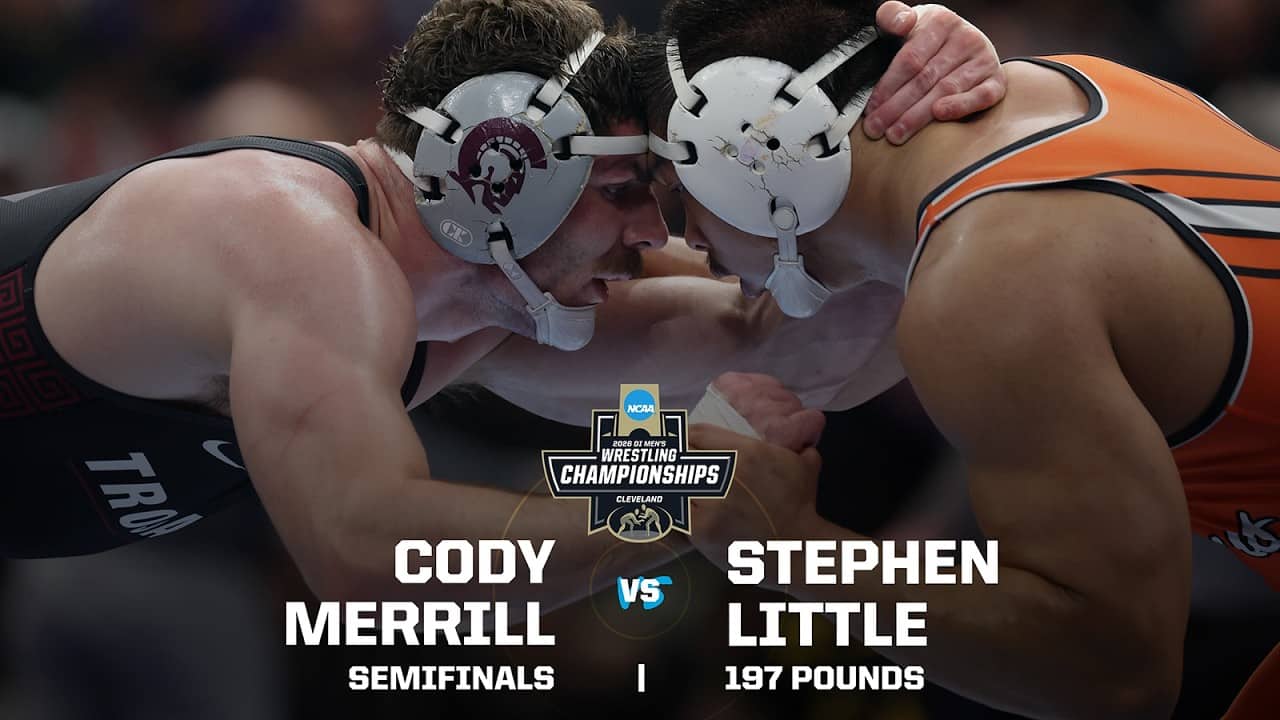 Cody Merrill vs. Stephen Little: 2026 NCAA wrestling semifinals (197 pounds)