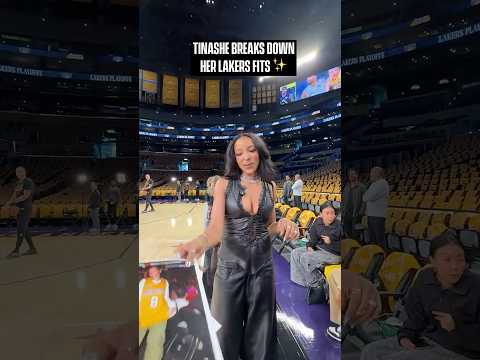 Does Tinashe have the best celeb Lakers fits? #lakers