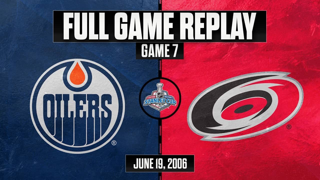 RETRO FULL GAME: Hurricanes Win the STANLEY CUP | Game 7 | 2006 Stanley Cup Final