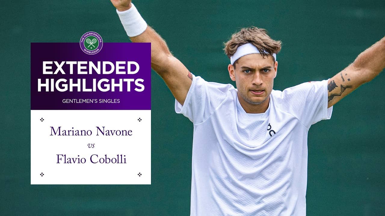 OUTRAGEOUS shot-making! | Mariano Navone v Flavio Cobolli | Extended Highlights | Wimbledon 2026