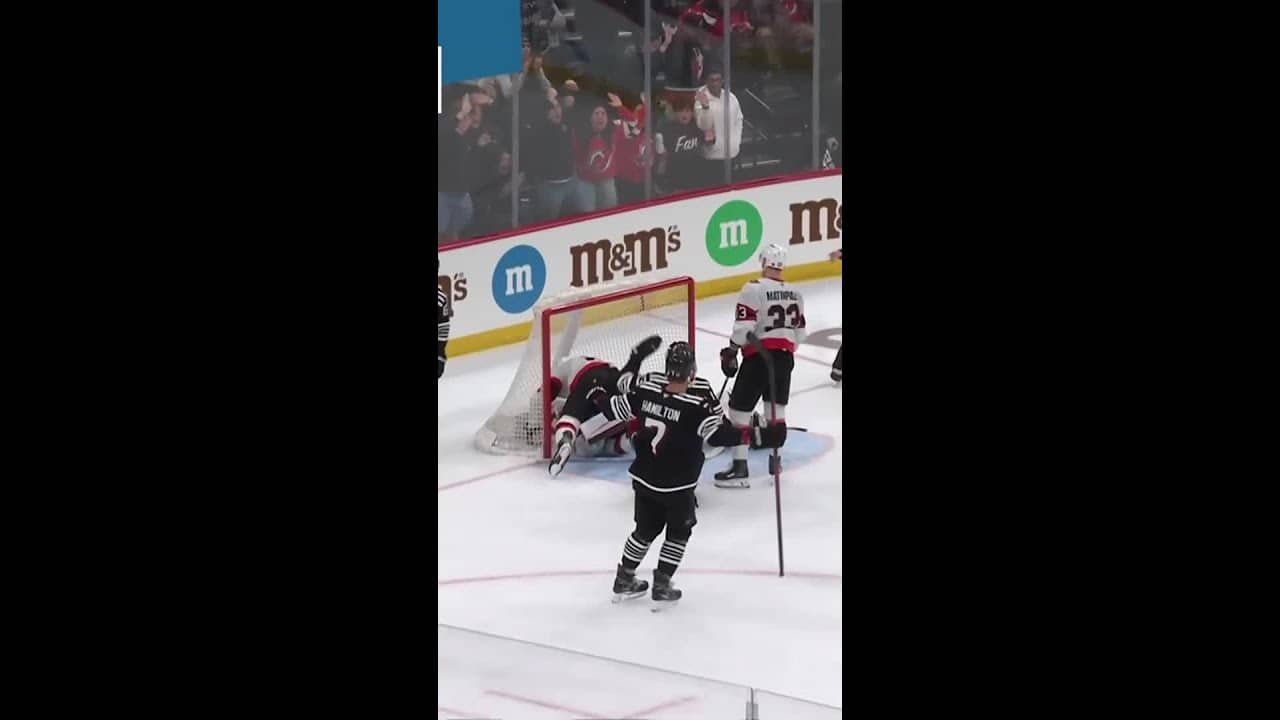 Nico Hischier with a Spectacular Short Goal vs. Ottawa Senators