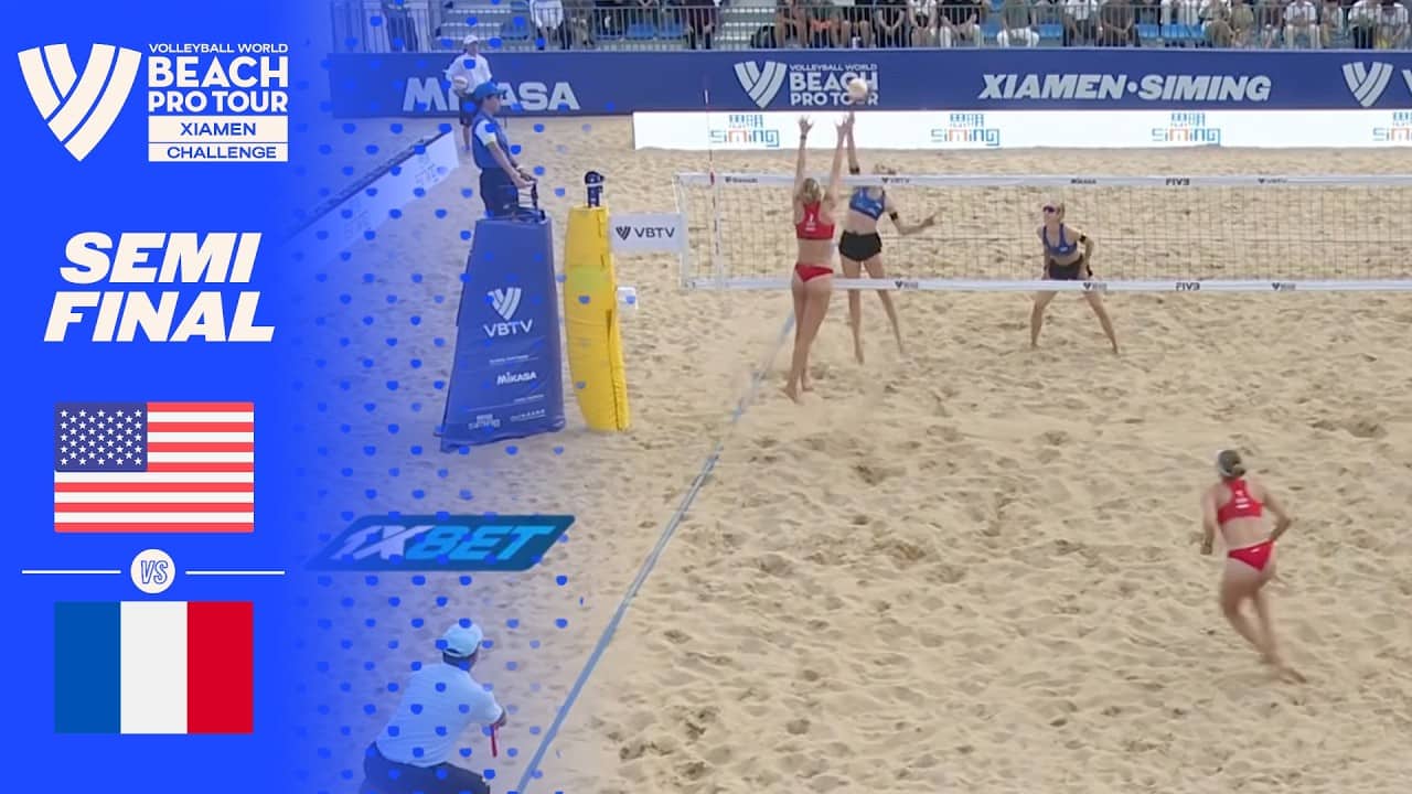 Durish/Koenig vs. Placette/Richard - Semi Final Highlights | Xiamen 2026 #BeachProTour