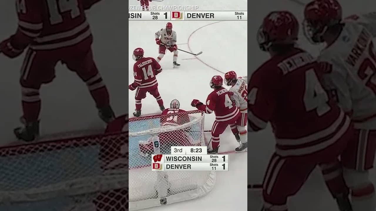 All 15 shots from Denver's 2026 Frozen Four title 🏒 #shorts