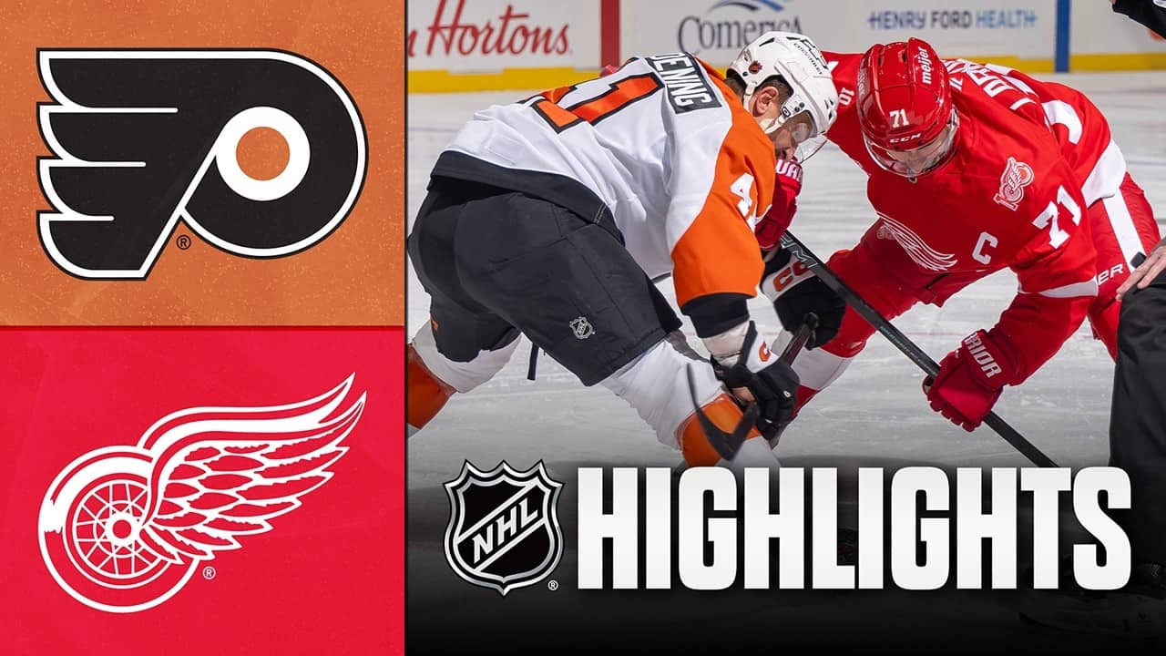 Flyers vs. Red Wings | NHL Highlights | April 09, 2026