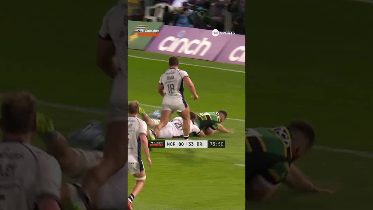 The try which broke the record 👏