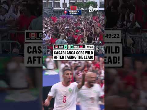 Great scenes back home in Casablanca as Morocco takes the lead