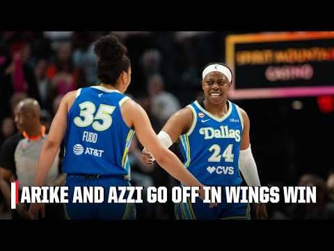 Arike Ogunbowale and Azzi Fudd combine for 41 🔥 | WNBA on ESPN