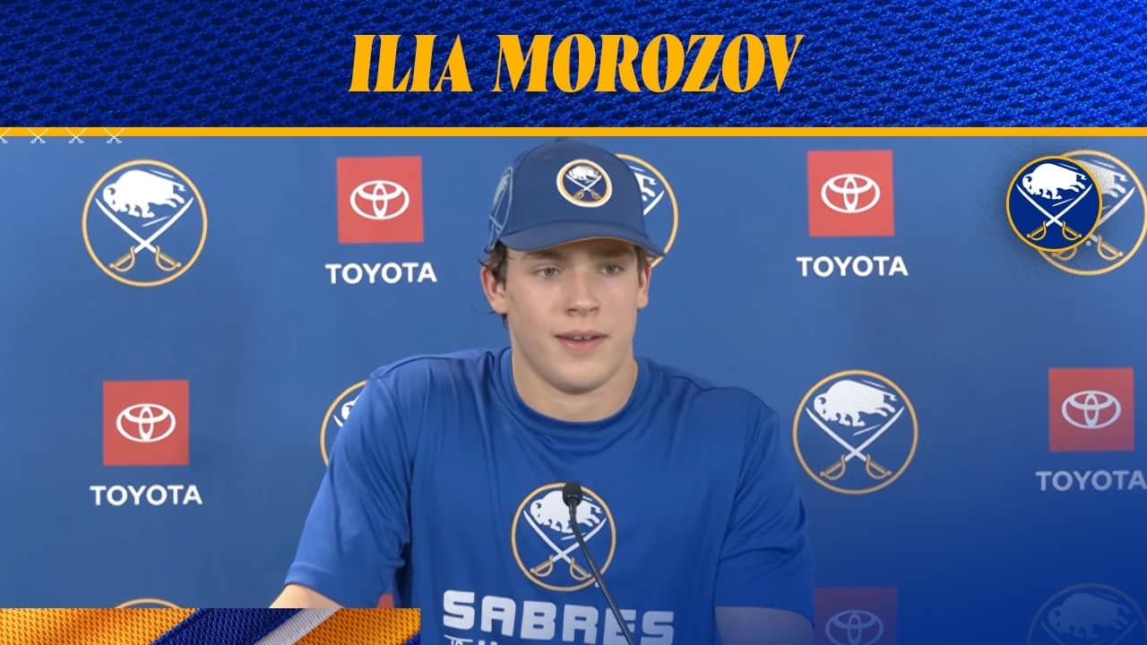 “Fun To Be Out There Competing” | Ilia Morozov After Day Three Of Development Camp | Buffalo Sabres