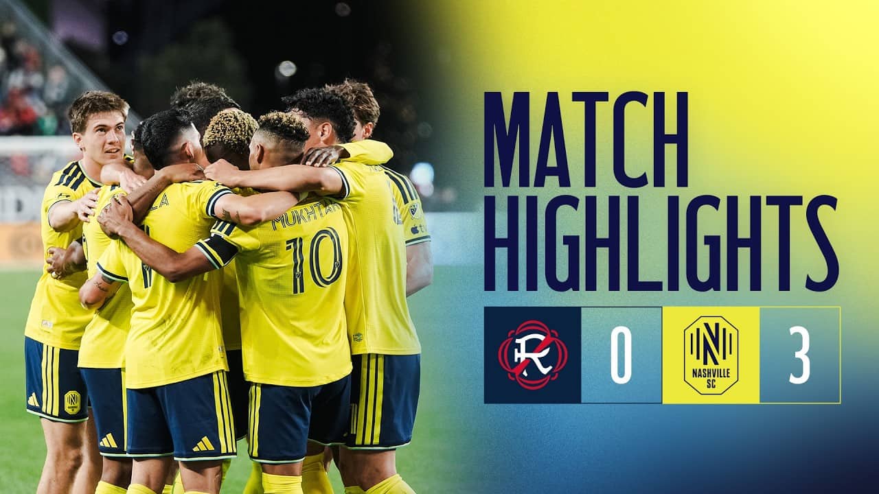 Nashville SC Secure 100th Club Win at New England Revolution | Match Highlights