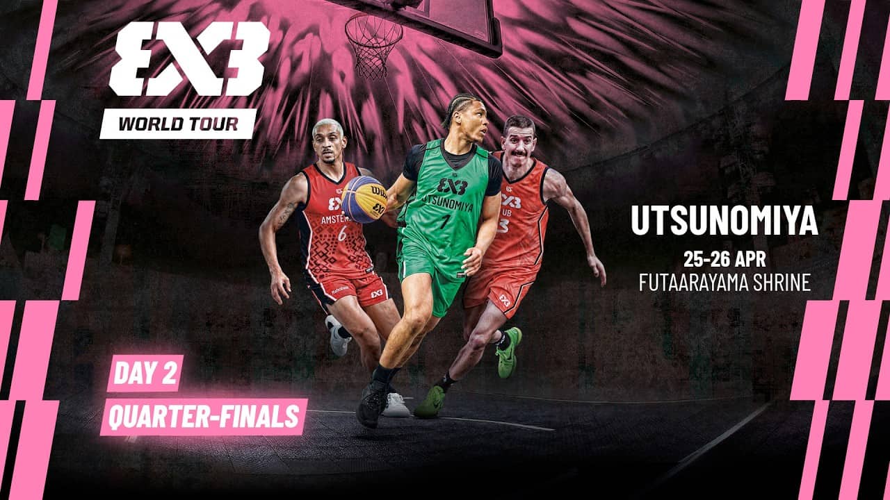 LIVE 🔴 FIBA #3x3WorldTour Utsunomiya Opener 2026 | Quarter-Finals | #3x3Basketball