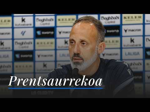 RUEDA DE PRENSA 14:00 | Pellegrino Matarazzo | Real Sociedad - Deportivo Alavés