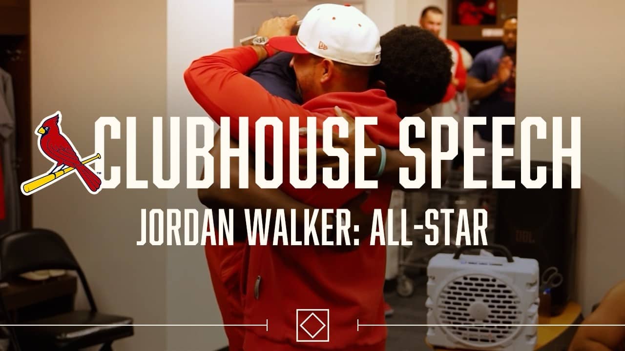 Jordan Walker Learns He's an MLB All-Star | Emotional Clubhouse Surprise | St. Louis Cardinals