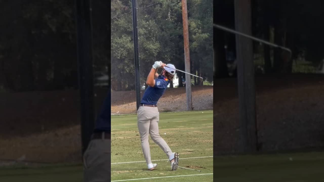 Real Swing.   #golfswing #cameronyoung #golftechnique #golf