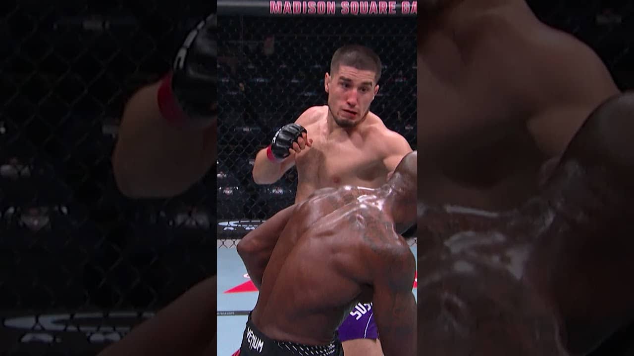 Right on the chin! #ufc328