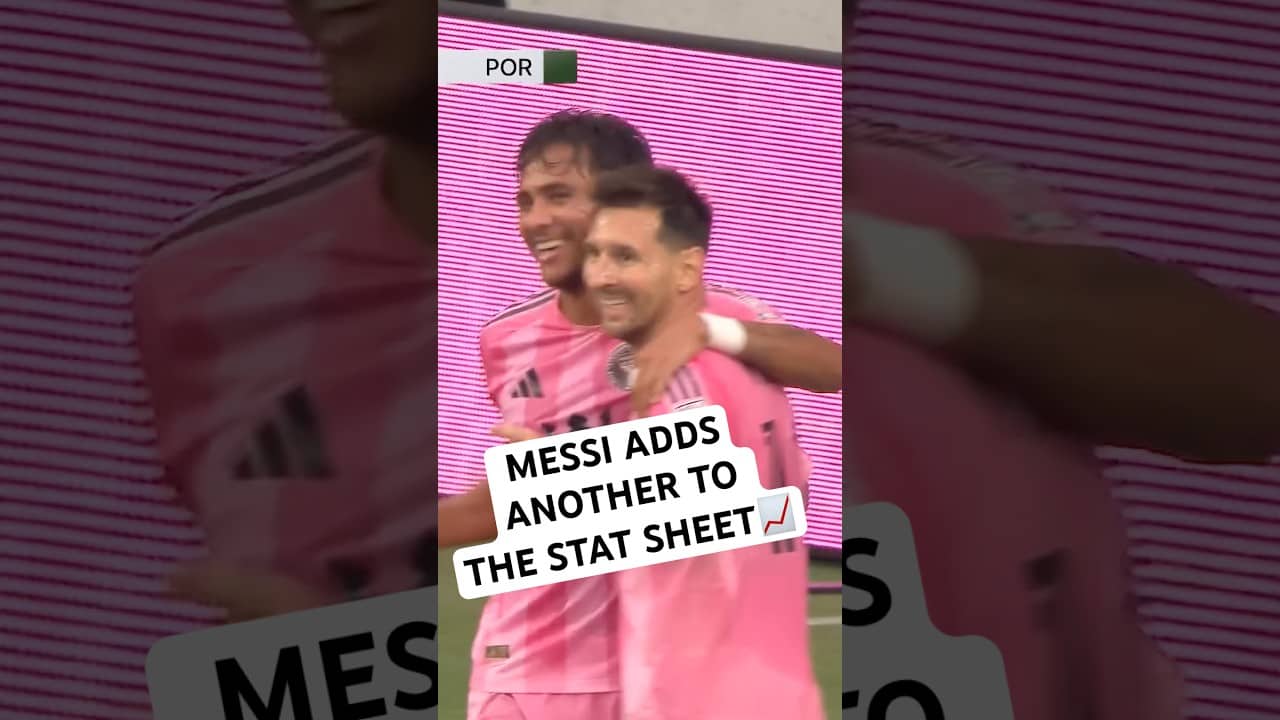 Messi SO QUICK with it🥵 12th goal of the season!