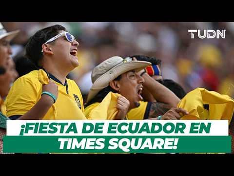 Festejos Ecuador - Desde Nueva York | Ecuador 2-1 Alemania