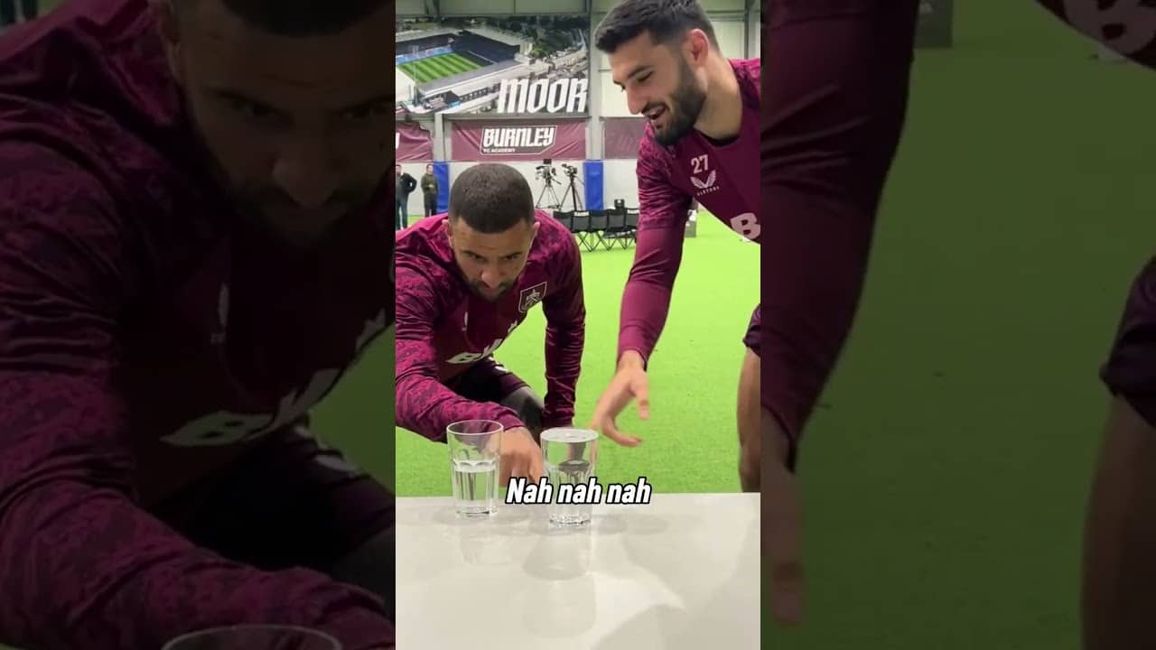 Armando and Kyle took on the Don't Spill the Water challenge 💧 Who's taking the W? 👀