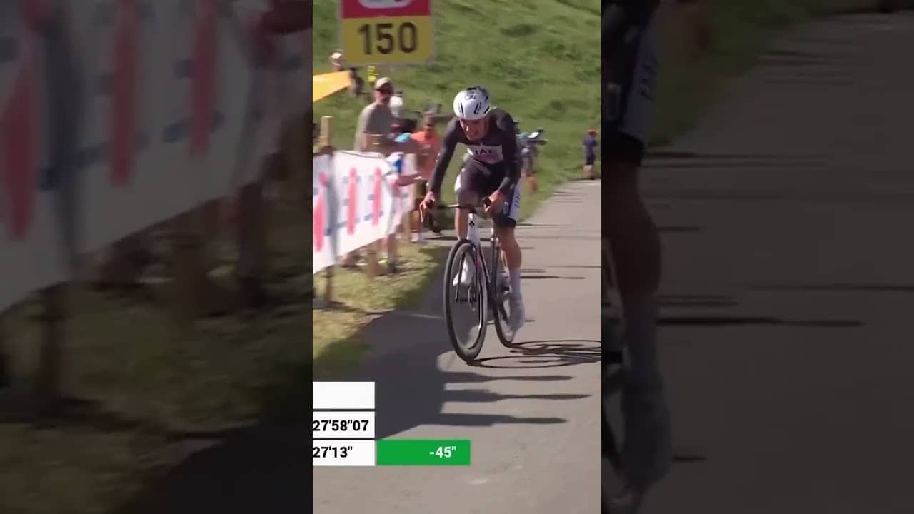 When Joao Almeida crushed the ITT to claim overall victory at the 2025 Tour de Suisse ⏰💨