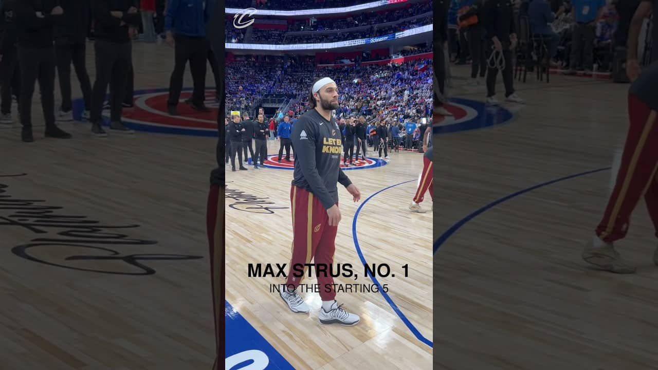 Max Strus gets the G7 start! #LetEmKnow #Cavs #MaxStrus #NBA #Shorts