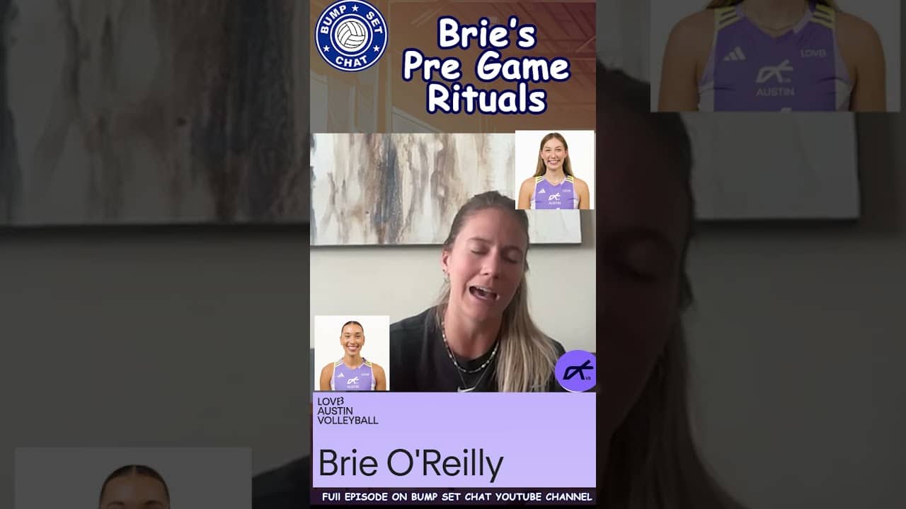 Brie pre game ritual that she shares with teammates