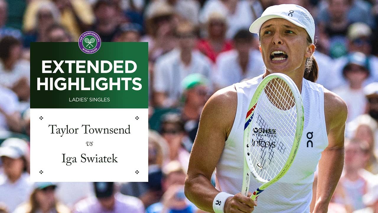 Iga BATTLES through! | Taylor Townsend v Iga Swiatek | Extended Highlights | Wimbledon 2026