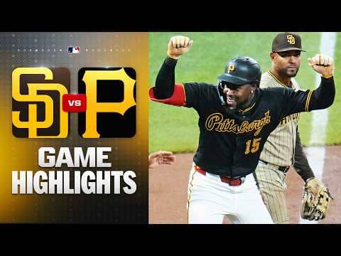 Padres vs. Pirates Game Highlights (4/7/26) | MLB Highlights