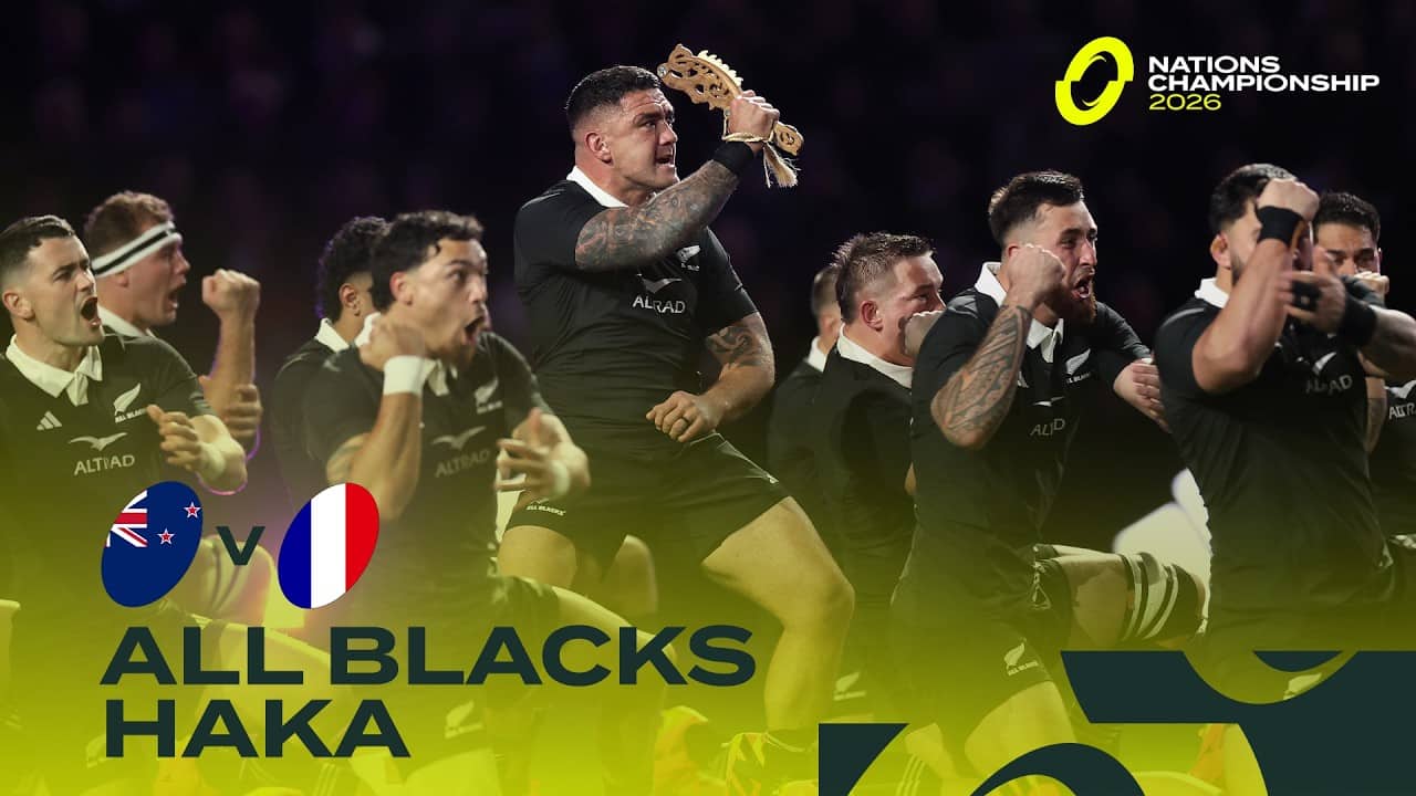 SPINE-TINGLING All Blacks Haka 😮‍💨 | New Zealand v France | Nations Championship 2026 | Highlights