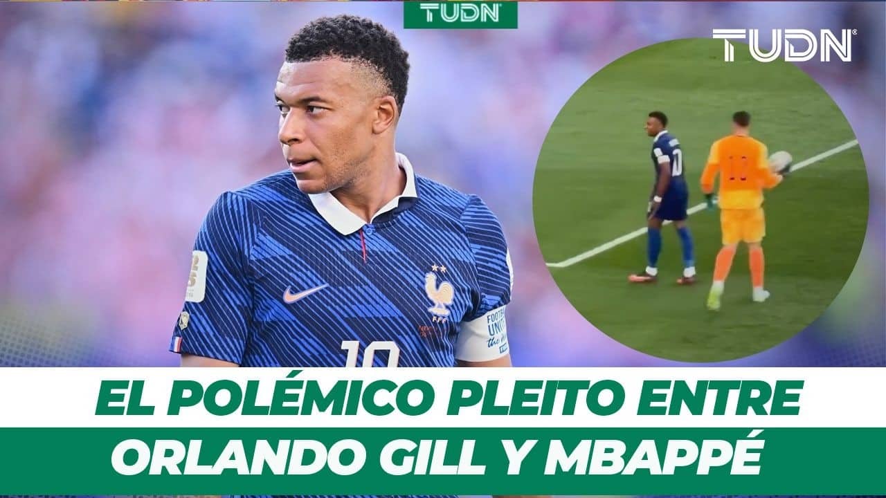 🚨 Mbappé y Orlando Gill protagonizan polémico momento al final del partido | TUDN
