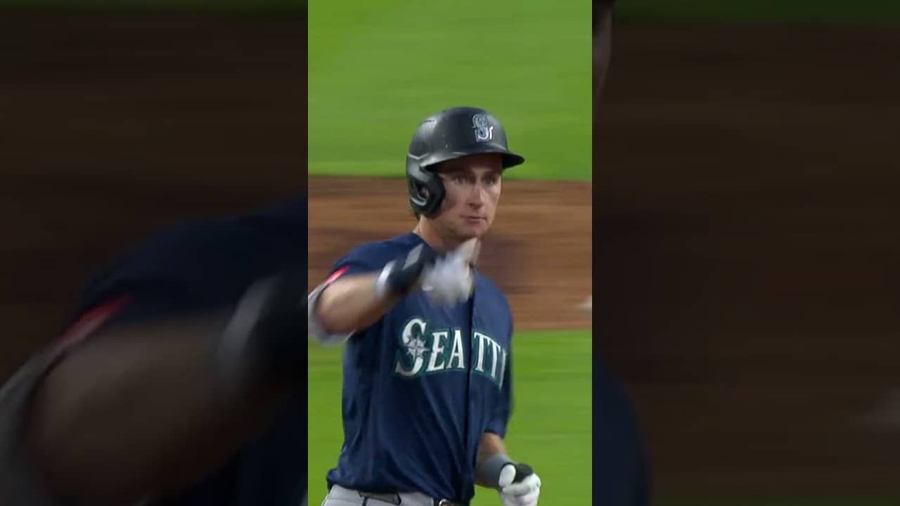 COLT EMERSON GOES OPPO 🌮  #mlb #baseball #mariners #rookie #highlights