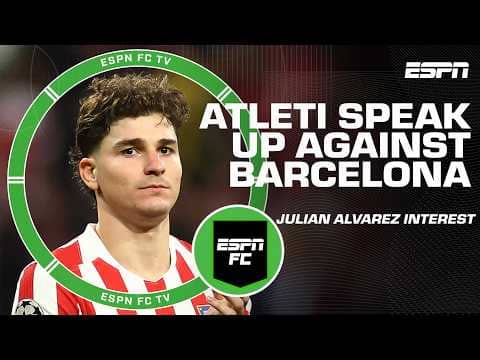 Atletico Madrid responds to Barcelona on social media amid Julian Alvarez interest 👀 | ESPN FC