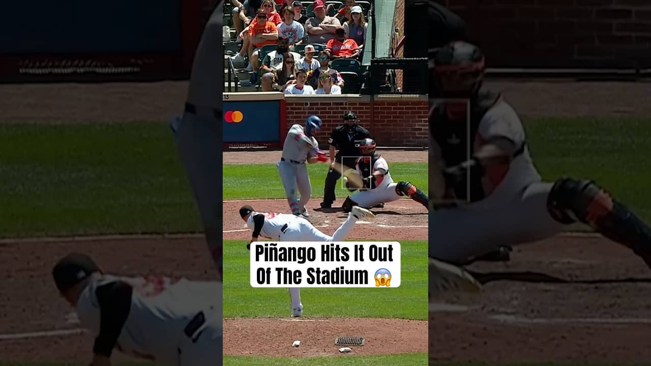 Yohendrick Piñango CRUSHED this homer 😳 #MLB #BlueJays