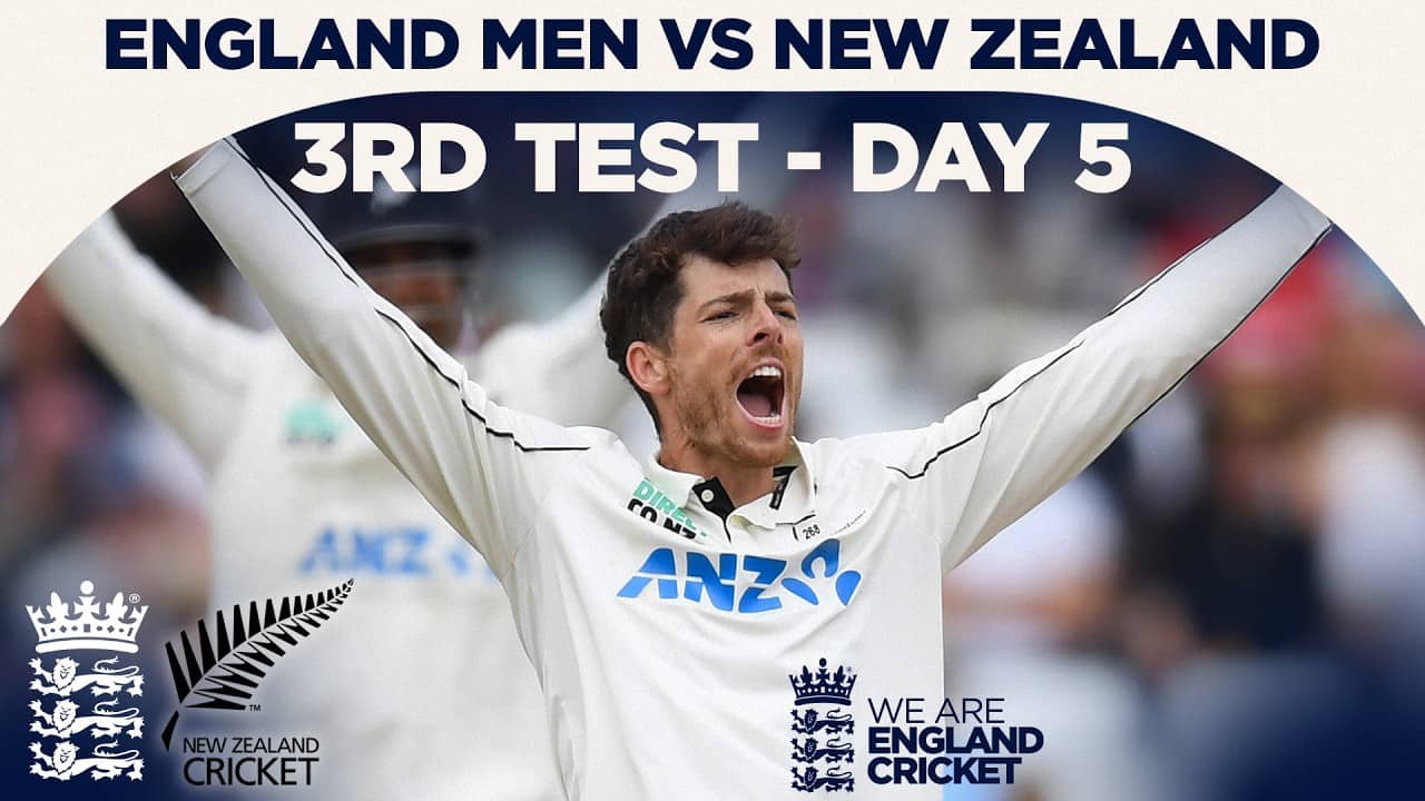 Santner & Smith Wickets Seals Series | Highlights - England v New Zealand Day 5 | Rothesay Test 2026