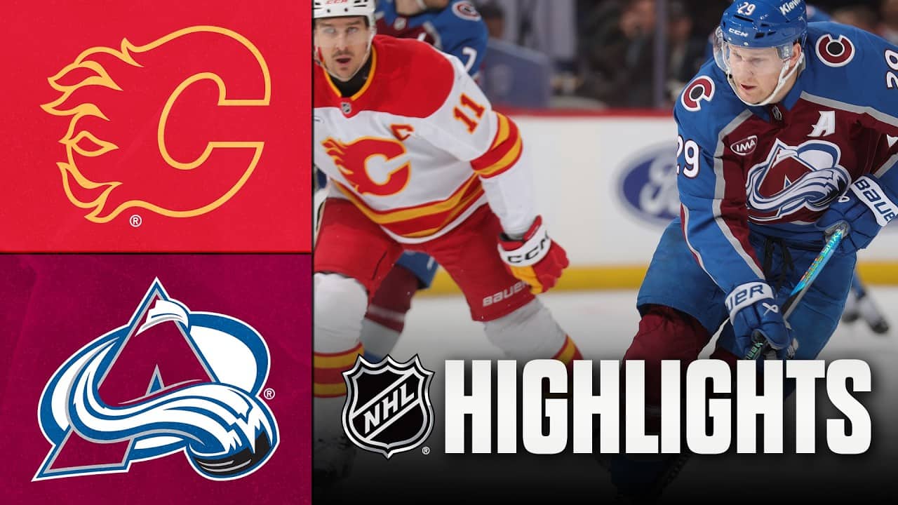 Flames vs. Avalanche | NHL Highlights | April 09, 2026